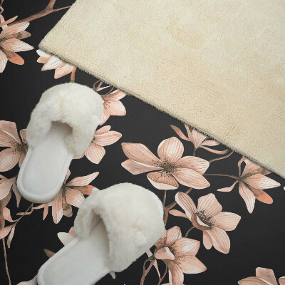 Rectangular decorative wall panel Floral motif