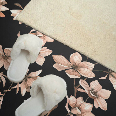 Rectangular decorative wall panel Floral motif