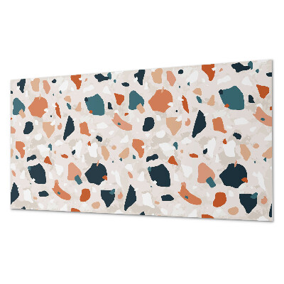 Rectangular wall panel Abstract stone motif