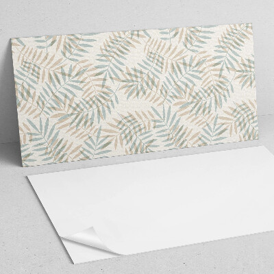 Rectangular decorative wall panel Subtle leaf pattern