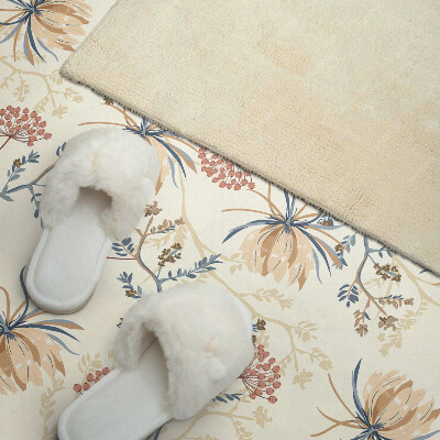 Rectangular decorative wall panel Floral motif