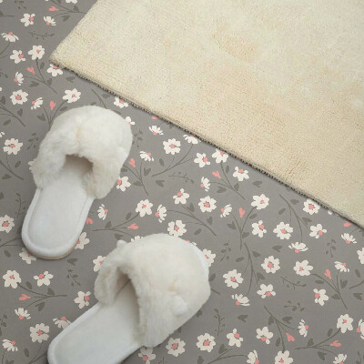 Rectangular wall panel Floral motif