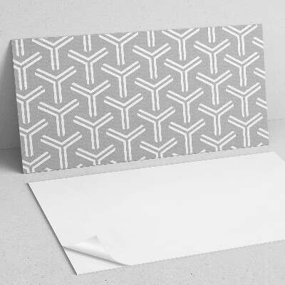 Rectangular bathroom wall panel Arrow pattern in geometry