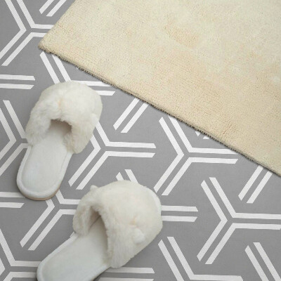 Rectangular bathroom wall panel Arrow pattern in geometry