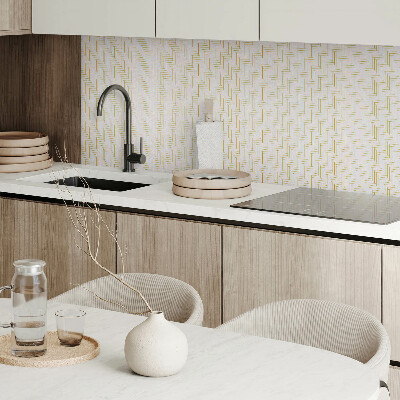 Rectangular decorative wall panel Herringbone pattern