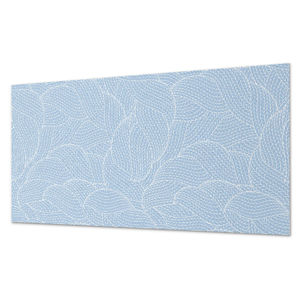 Rectangular wall panel Wavy leaf pattern