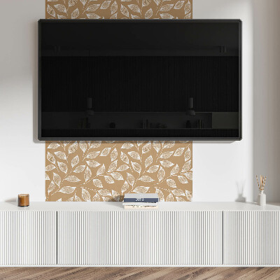 Rectangular decorative wall panel Structural leaves