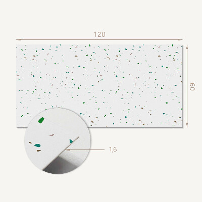Rectangular decorative wall panel Abstract motif with dots