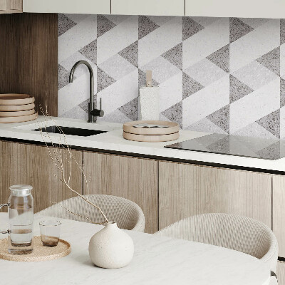 Rectangular wall panel Contrasts in geometric shapes