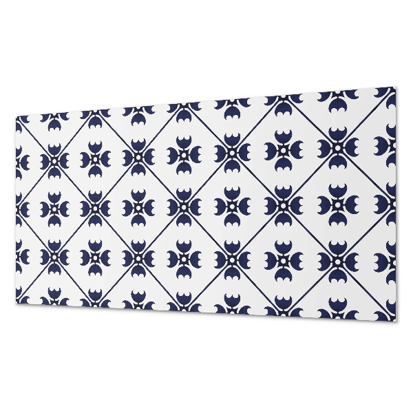 Rectangular wall panel Modern geometric shapes motif