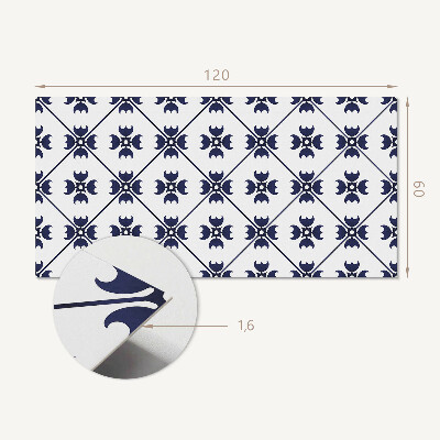 Rectangular wall panel Modern geometric shapes motif
