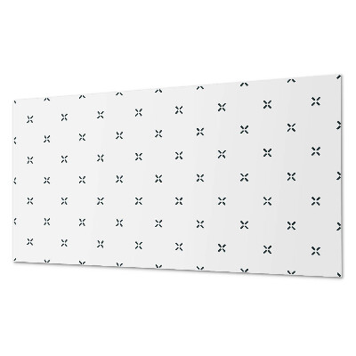 Rectangular wall panel Minimalist cross motif