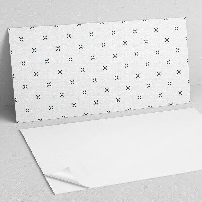 Rectangular wall panel Minimalist cross motif