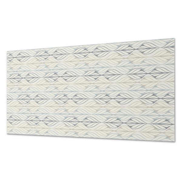 Rectangular decorative wall panel Leafy motif in a rhombus style