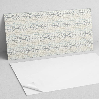 Rectangular decorative wall panel Leafy motif in a rhombus style