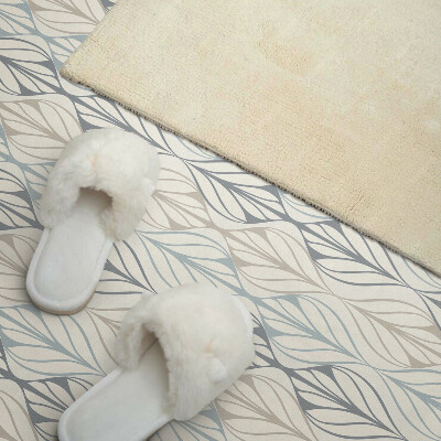 Rectangular decorative wall panel Leafy motif in a rhombus style