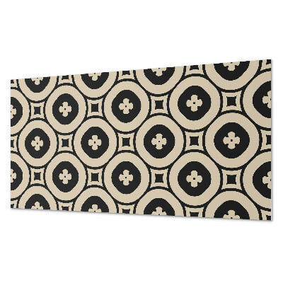 Rectangular wall panel Pattern of square geometric figures