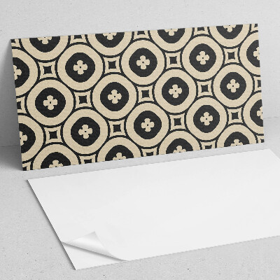 Rectangular wall panel Pattern of square geometric figures