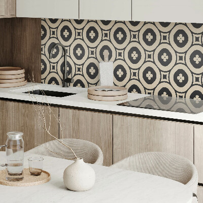 Rectangular wall panel Pattern of square geometric figures