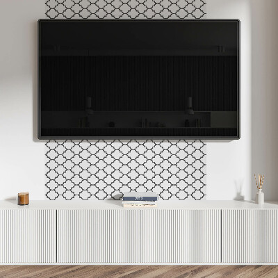 Rectangular decorative wall panel Symmetrical shapes in a modern version