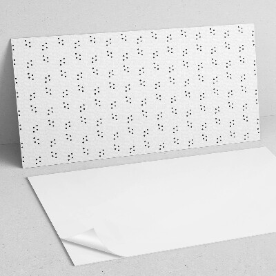 Rectangular decorative wall panel Dot pattern in a regular arrangement