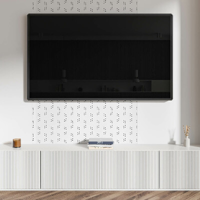 Rectangular decorative wall panel Dot pattern in a regular arrangement