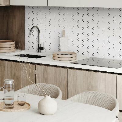 Rectangular decorative wall panel Dot pattern in a regular arrangement