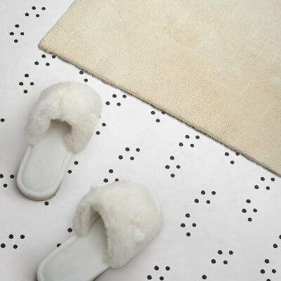 Rectangular decorative wall panel Dot pattern in a regular arrangement