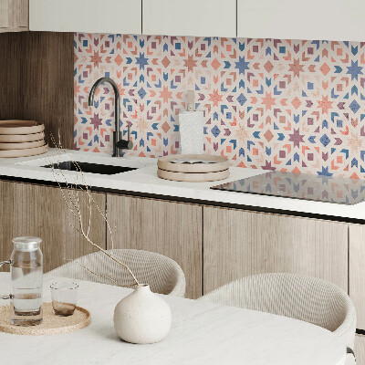 Rectangular wall panel Harmony of geometric shapes