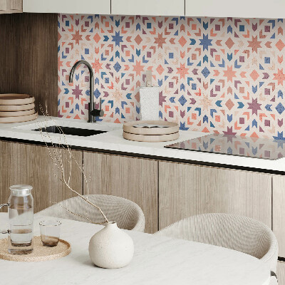 Rectangular wall panel Harmony of geometric shapes