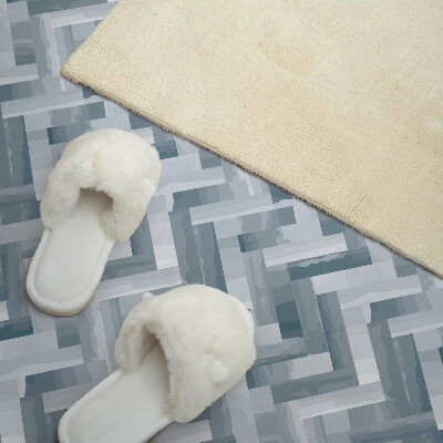 Rectangular wall panel Zigzag striped pattern