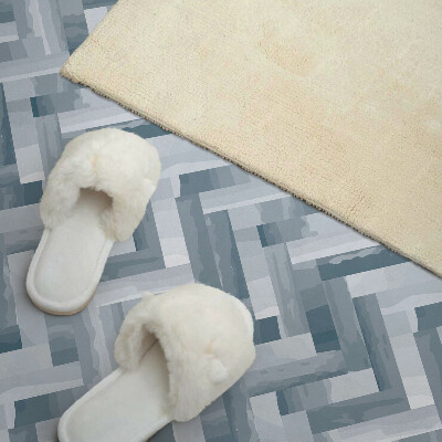 Rectangular wall panel Zigzag striped pattern