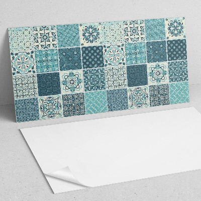 Rectangular decorative wall panel Mosaic shapes in geometry