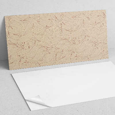 Rectangular bathroom wall panel Squiggly Line Pattern