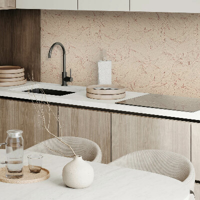 Rectangular bathroom wall panel Squiggly Line Pattern