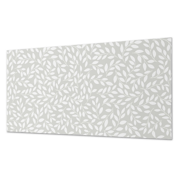 Rectangular wall panel Subtle plant motifs