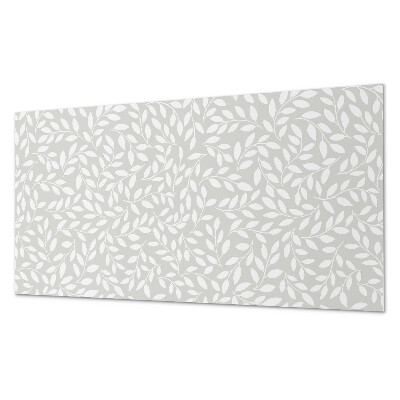 Rectangular wall panel Subtle plant motifs