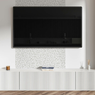 Rectangular wall panel Subtle plant motifs