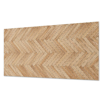 Rectangular decorative wall panel Herringbone pattern on the floor