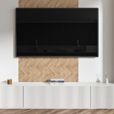Rectangular decorative wall panel Herringbone pattern on the floor