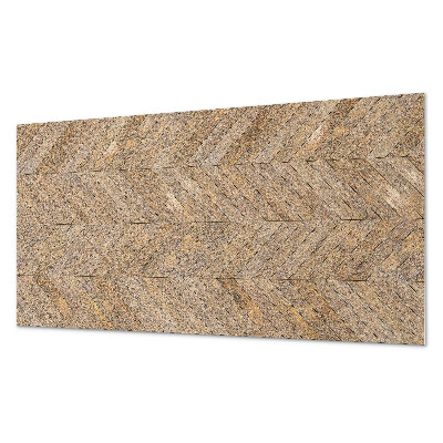 Rectangular wall panel Herringbone board
