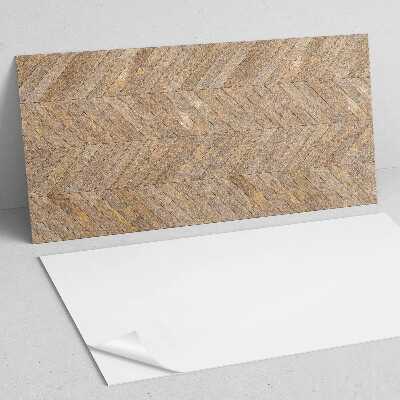 Rectangular wall panel Herringbone board