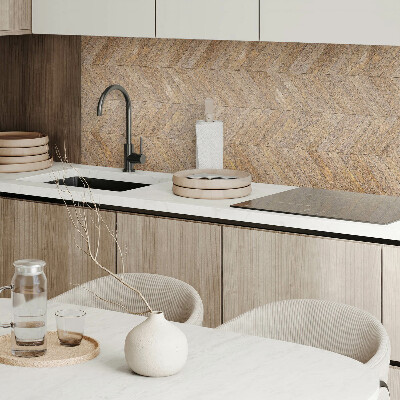 Rectangular wall panel Herringbone board