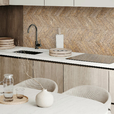 Rectangular wall panel Herringbone board