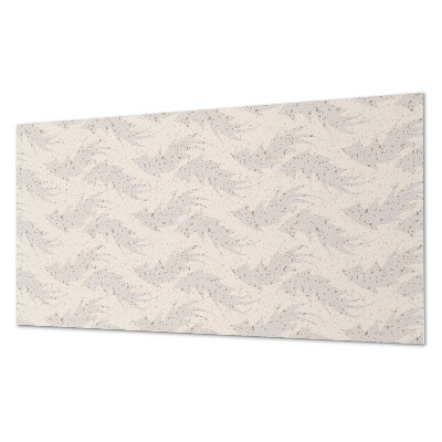Rectangular decorative wall panel Leafy motif