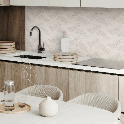 Rectangular decorative wall panel Leafy motif