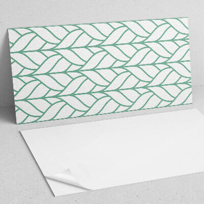 Rectangular wall panel Leaves in harmonious symmetry