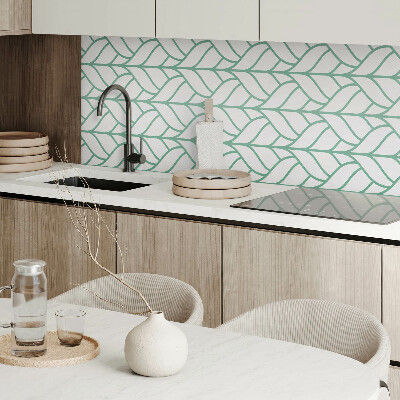 Rectangular wall panel Leaves in harmonious symmetry