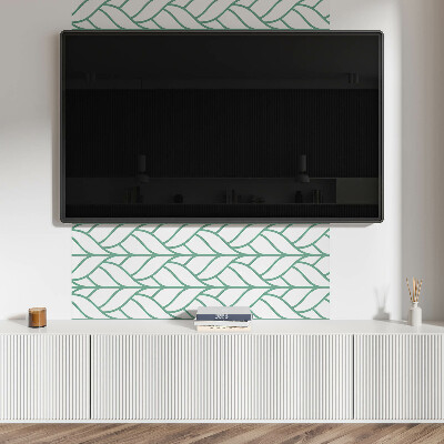 Rectangular wall panel Leaves in harmonious symmetry