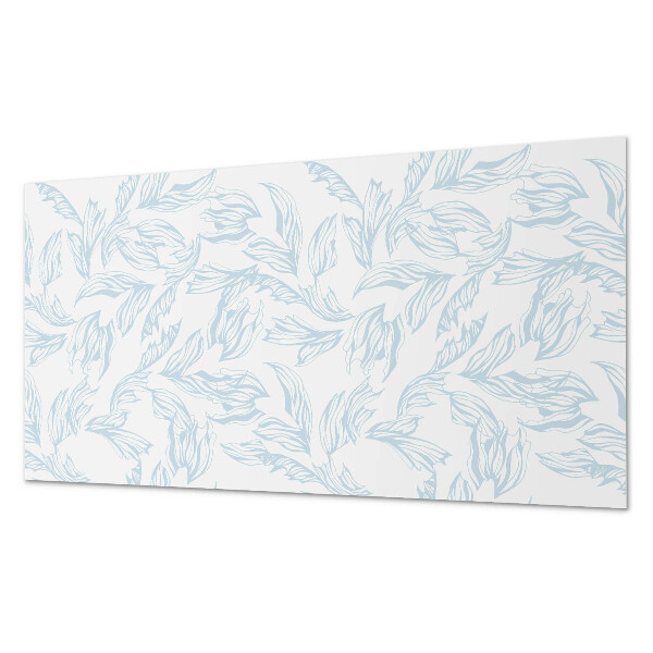 Rectangular bathroom wall panel Subtle leaf motif